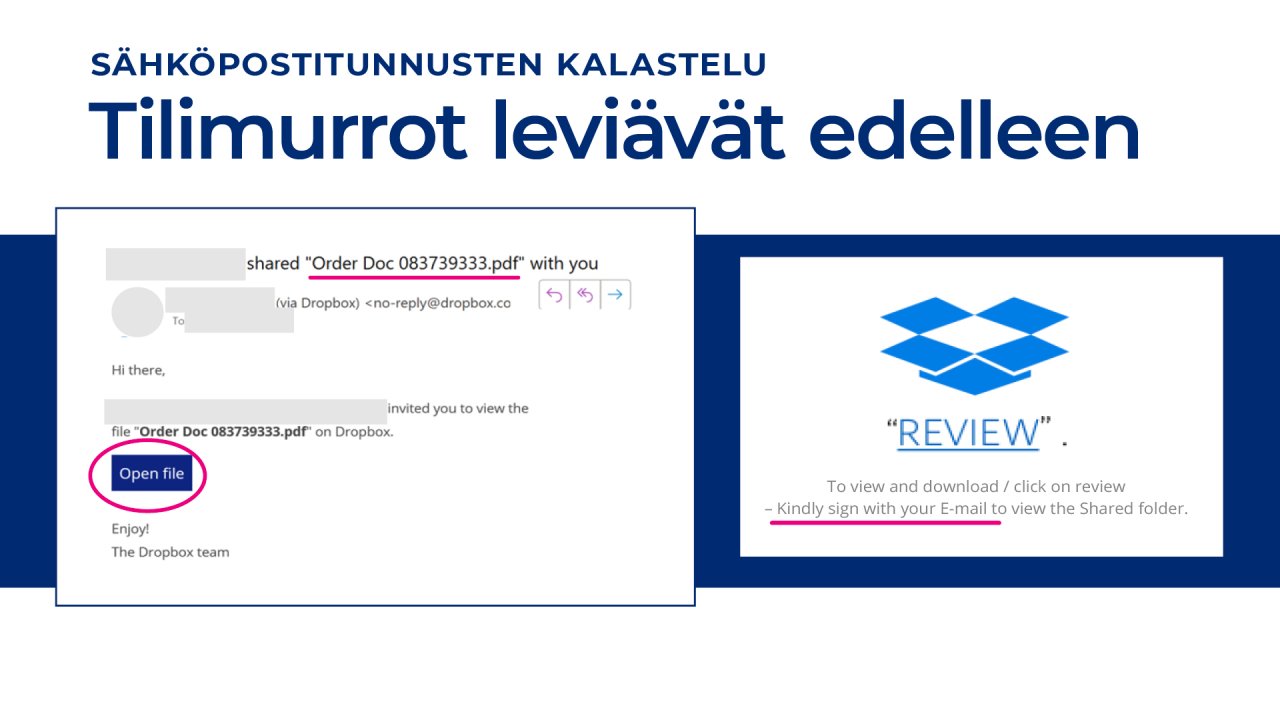 Tilimurrot leviävät edelleen: kuvakaappaus muka 