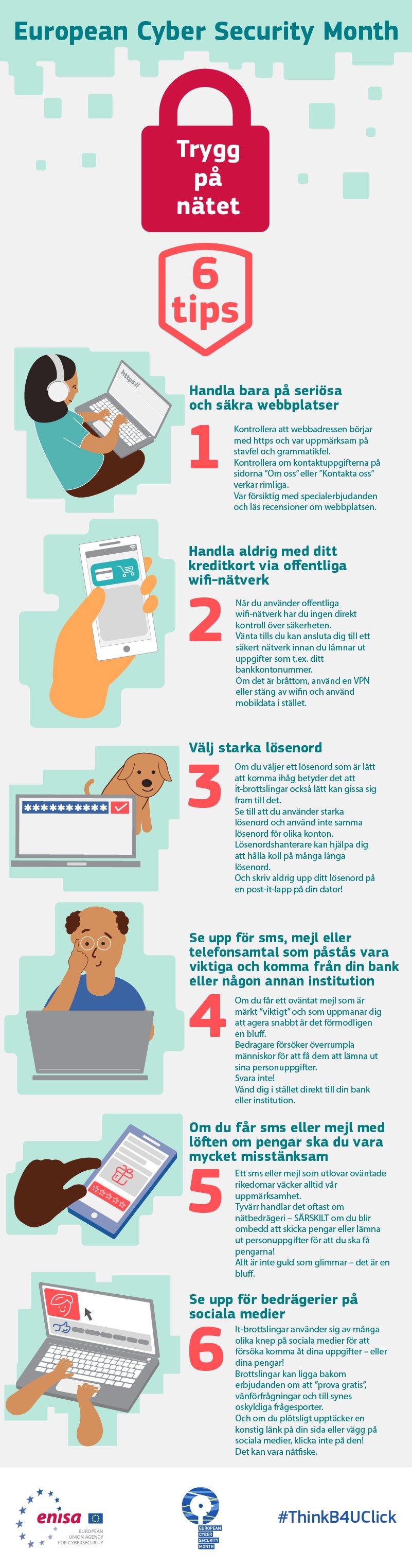 tryg för nätet, sex tips