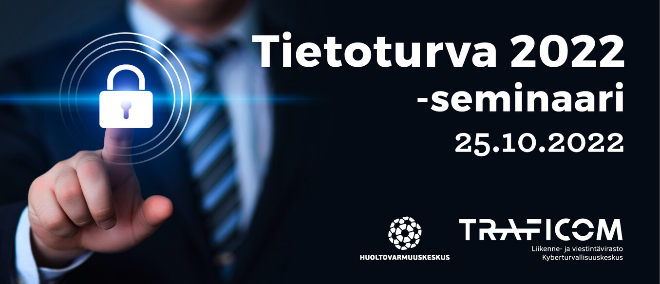 Tietoturva 2022 -seminaarin ilmoitus